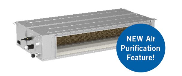 Braemar ducted indoor unit with inverter technology and air purification