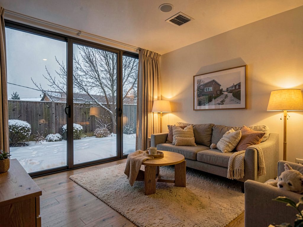 Warm Melbourne home heated by a Braemar gas ducted system in winter
