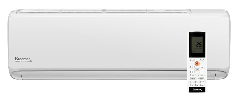 Braemar Austral-air wall-mounted reverse cycle split system indoor unit with remote