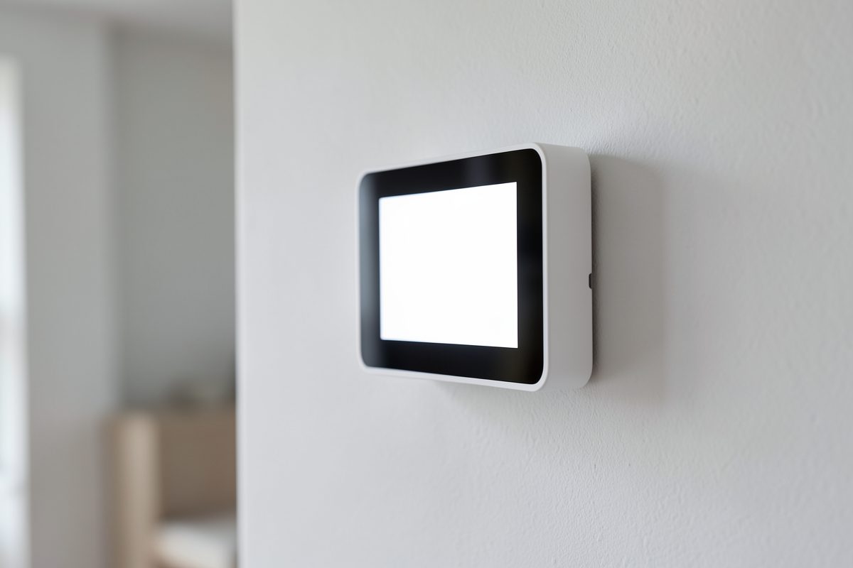 Wall-mounted controller for a Brivis gas ducted heating system