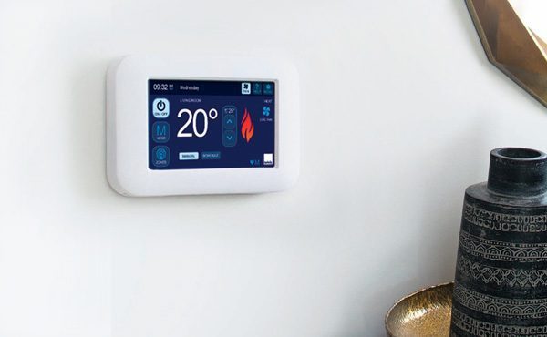 Brivis controller for evaporative cooling and heating