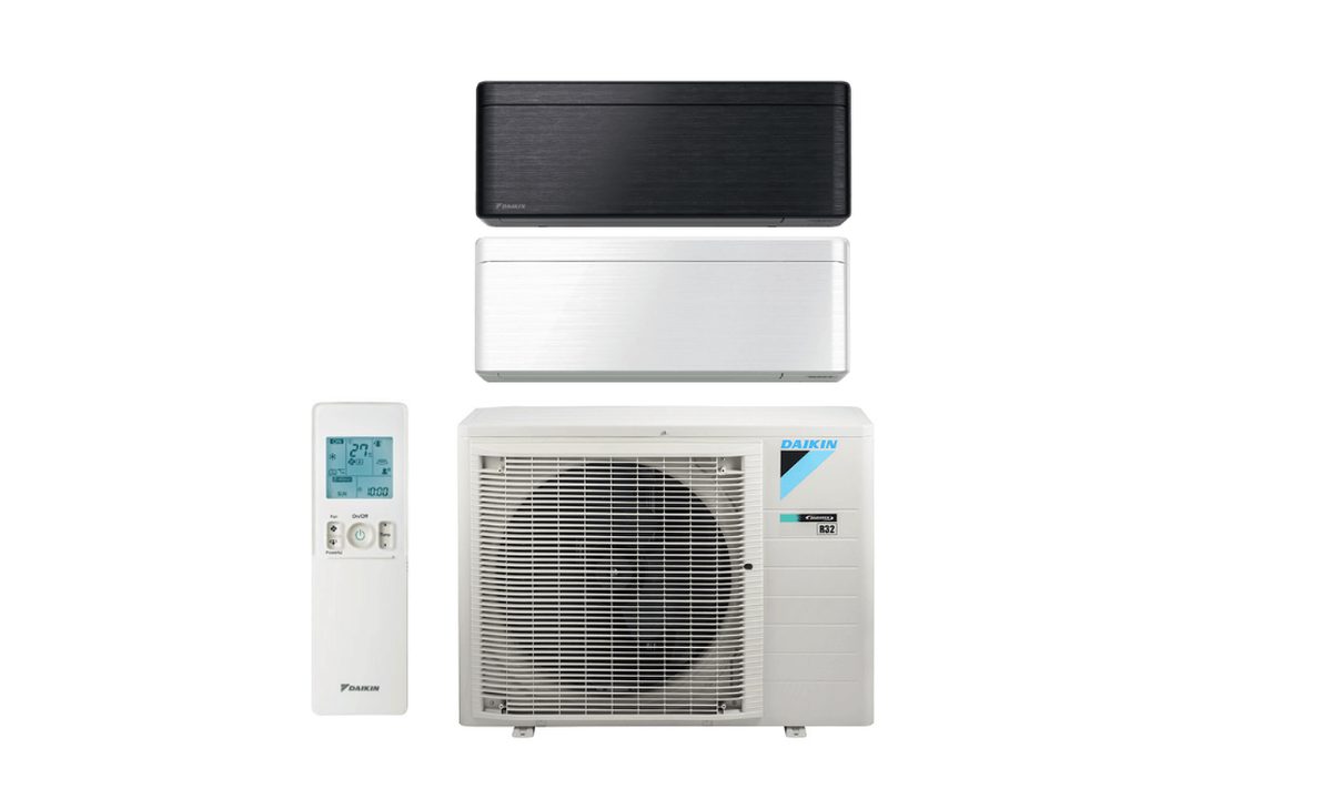 Daikin Zena designer reverse cycle wall-mounted split system indoor and outdoor unit