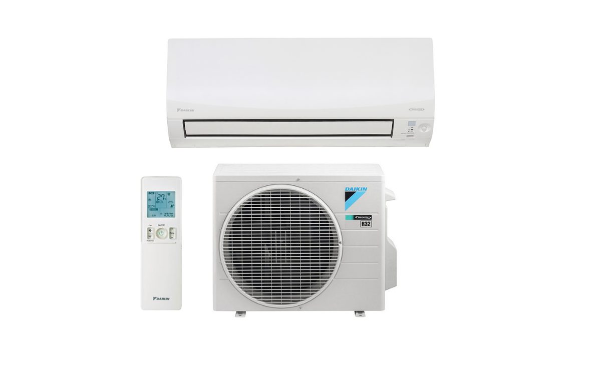 Daikin Cora wall-mounted reverse cycle split system indoor and outdoor unit