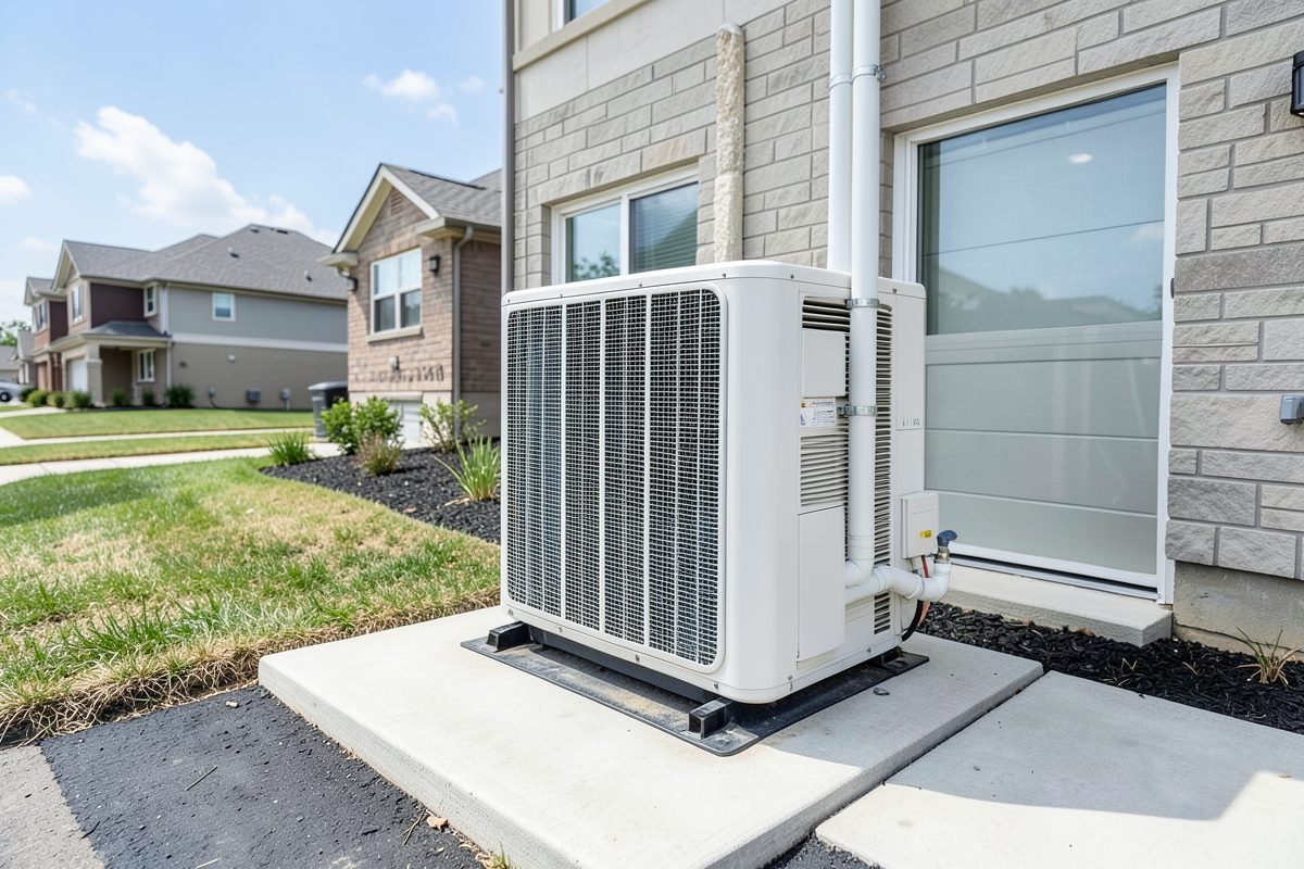 Hisense inverter multi split outdoor unit installed beside a Melbourne home