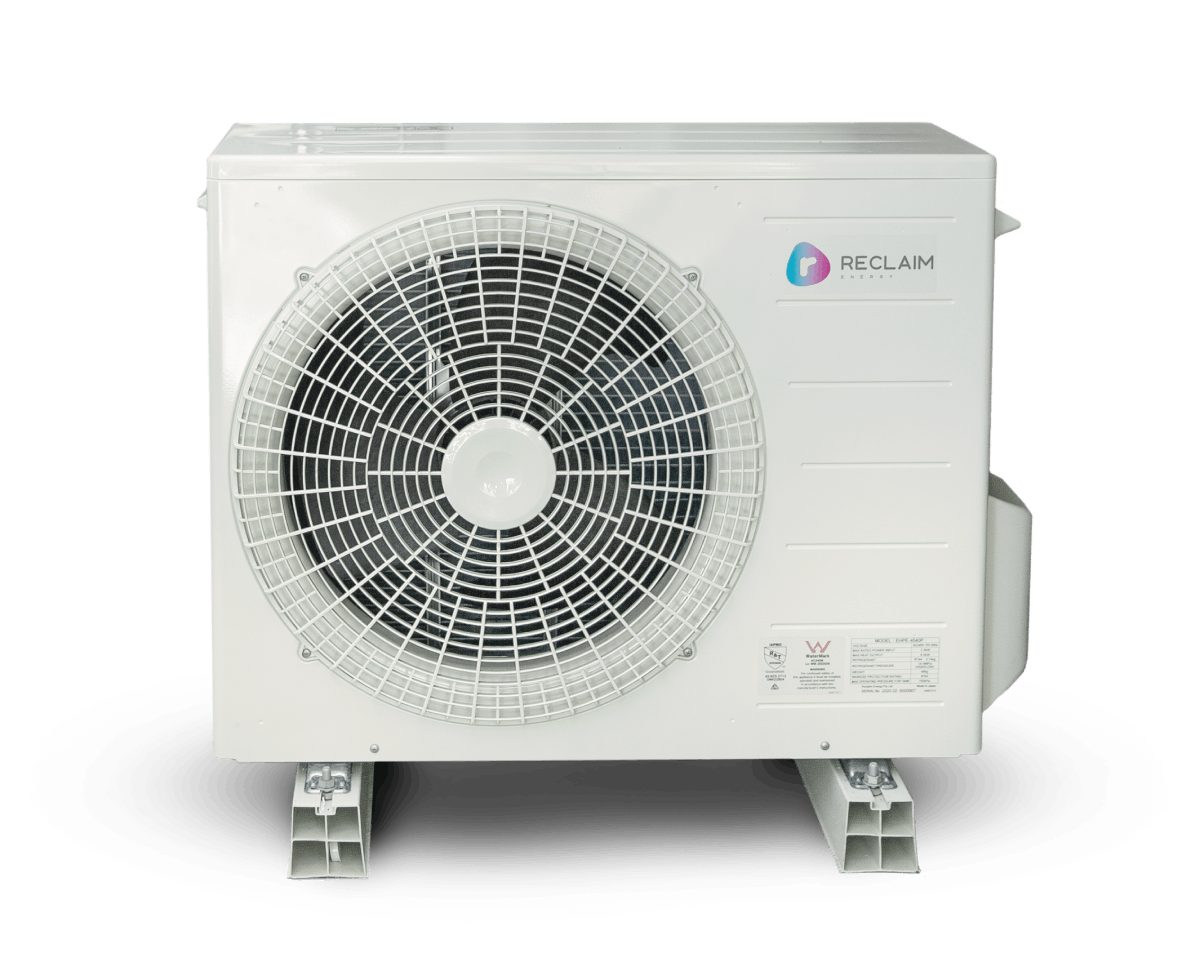 Reclaim heat pump hot water unit